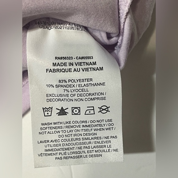 Nwt Nike Dri-FIT One Luxe Twist Standard Fit Short-Sleeve Top Size 1X Purple - Picture 13 of 16